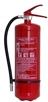 Hasiaci prístoroj 6 kg P6Te
