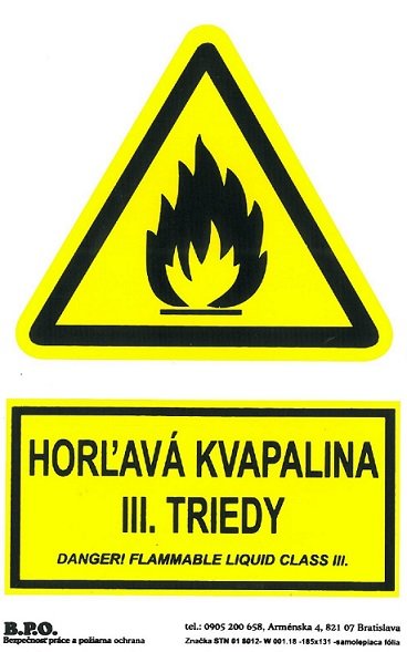 Horľavá kvapalina III.