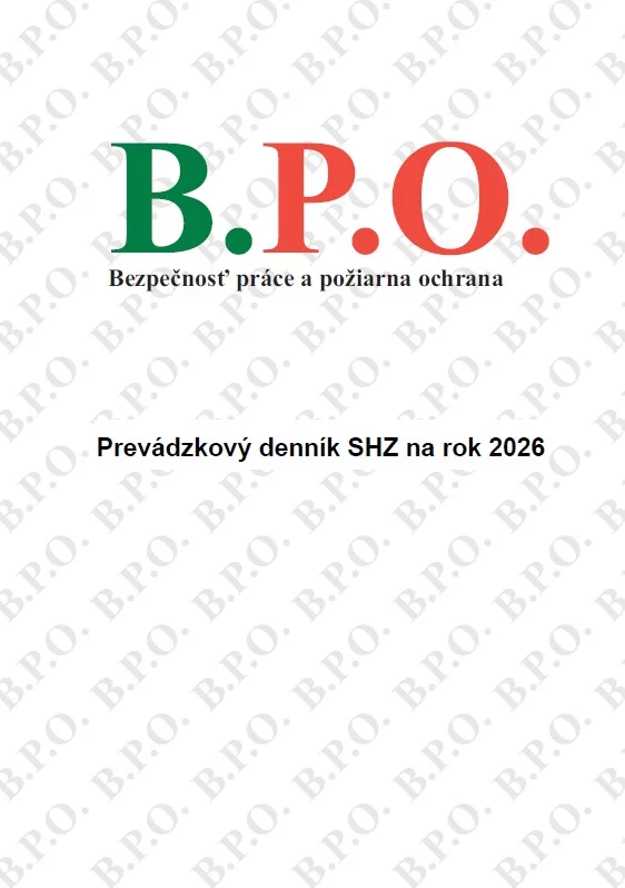 Prevádzkový denník SHZ